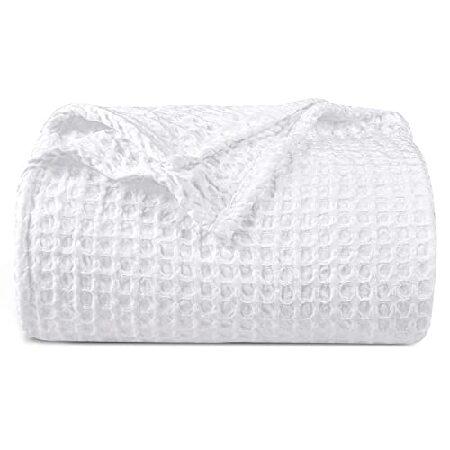 PHF Ultra Soft Waffle Weave Blanket King Size 104&quot;...