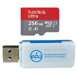 SanDisk Ultra 256GB Micro SDXCカード モトローラスマートフォン用 Moto E22i Moto E22 Moto E22s (SDSQUAC-256G-GN6MN) C10 A1 U1バンドル Everything But Str