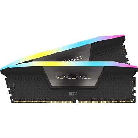 CORSAIR VENGEANCE RGB DDR5 RAM 96GB (2x48GB) 5600M...