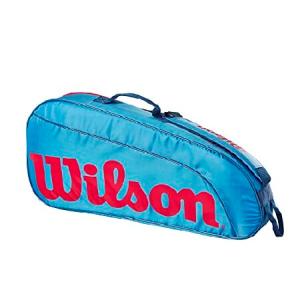 WILSON ラケットバッグ ジュニアテニス 青 3本収納 男女兼用　　　　　　　　　　　　　　　　　　　　　　　　　　　　　　　　｜hiro-s-shop