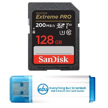 SanDisk 128GB SD Extreme Pro メモリーカード Works with So...