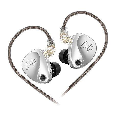 KZ Castor IEM イヤホン 有線イヤホン 2DD チューニング 調節可能 デュアルドライバ...