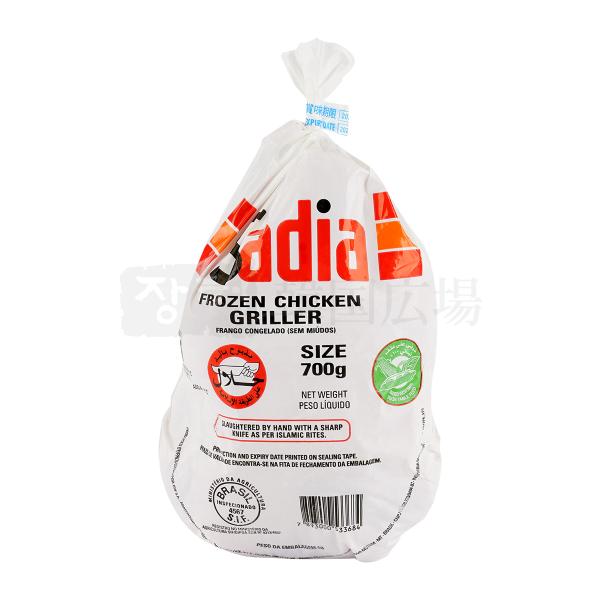 冷凍 丸若鶏 700g  (ブラジル産) 丸鶏中抜きグリラー
