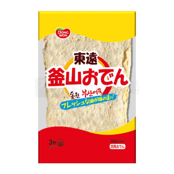 冷凍 東遠 釜山四角おでん 200g BOX (40個入)