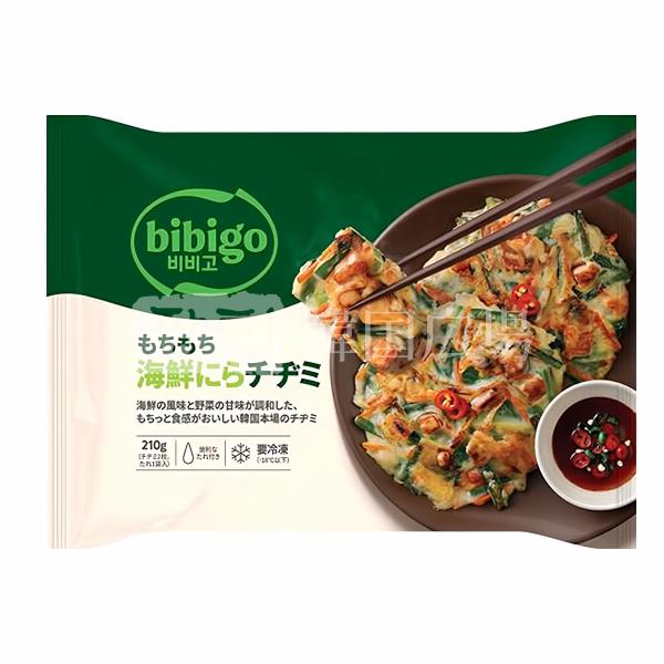 冷凍 bibigo もちもち海鮮にらチヂミ 210g