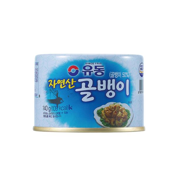 ユドン つぶ貝 缶詰 (天然) 140g / 韓国料理 韓国食品 ツブ