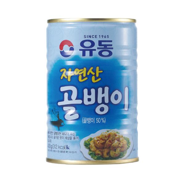 ユドン つぶ貝 缶詰 (天然) 400g / 韓国料理 韓国食品