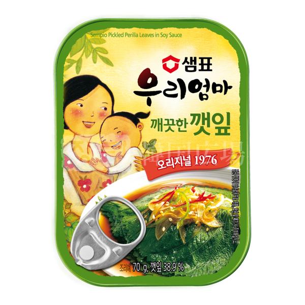 センピョ えごまの葉 缶詰 70g