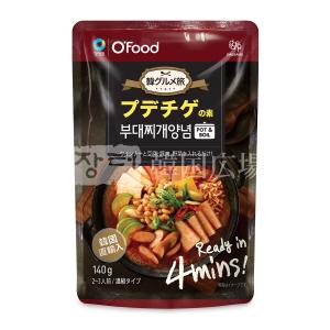 O'Food 韓グルメ旅 ブテチゲの素 140g BOX (16個入)｜hiroba