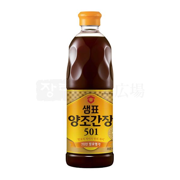 センピョ 醸造醤油 501 860ml / 韓国食品 韓国調味料 韓国料理