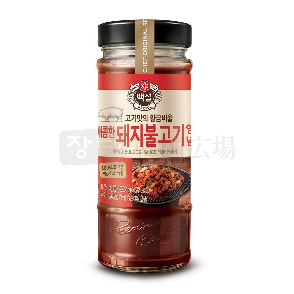 白雪 豚プルコギたれ (辛口) 500g / 韓国食品 韓国調味料 韓国料理