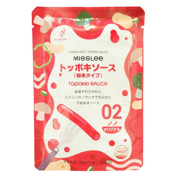 MISS LEE トッポキソース オリジナル02 50g (2人前) / 韓国食品 韓国餅