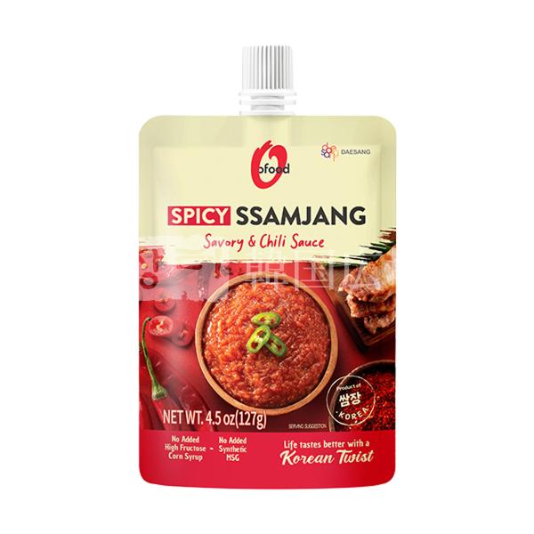 O'Food パウチ サムジャン スパイシー 127g / 焼肉味噌 韓国食品 韓国調味料 韓国味噌