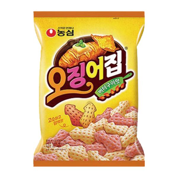 農心 オジンオチップ バター焼き味 83g / 韓国食品 韓国お菓子