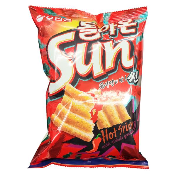 オリオン サンチップ ホットスパイシー味 80g / 韓国食品 韓国お菓子