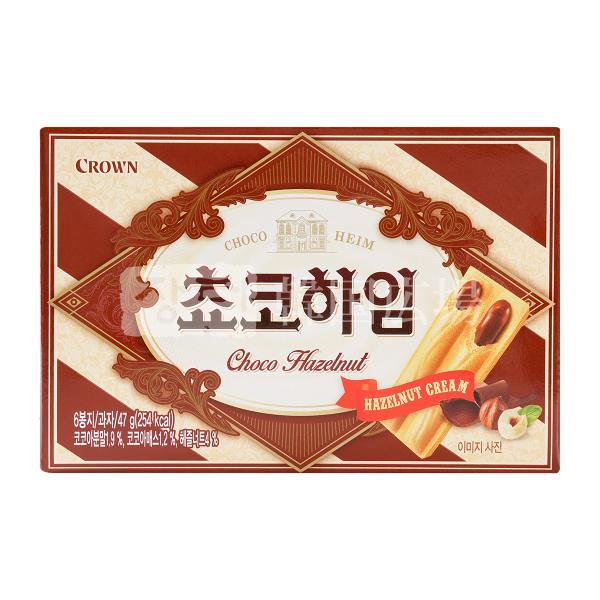 クラウン チョコハイム 47g / 韓国お菓子 韓国食品
