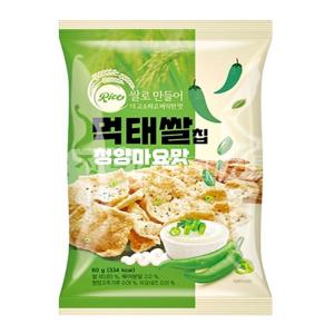 モクテ米チップ (チョンヤンマヨネーズ味) 60g/韓国食品 韓国お菓子の商品画像