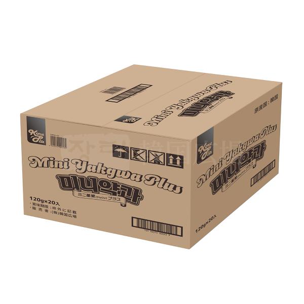 KorePla【袋】ミニ薬菓プラス 120g BOX(20個入) ヤッカ