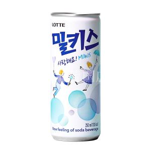 ロッテ ミルキス 250ml (缶) BOX (30本入) / 韓国飲料 韓国食品｜hiroba