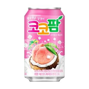 ヘテ ココパム (モモ味) 340ml (缶) 韓国飲料 韓国食品の商品画像