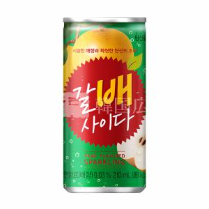 ヘテ すりおろし梨サイダー 210ml (小・缶) / 韓国飲料 韓国食品