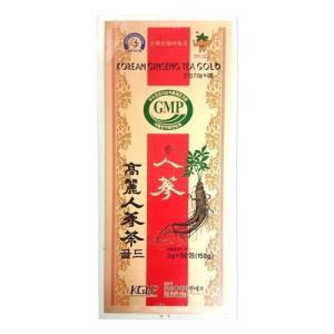 高麗人参茶GOLD 木箱 3g×100包・粉末タイプ 風邪予防対策 健康茶 韓国