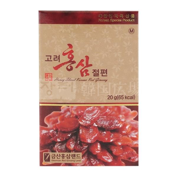 地康人 高麗紅参蜂蜜漬け 20g / 韓国健康食品