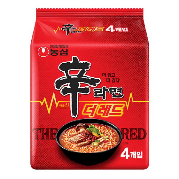 農心 辛ラーメン THE RED 125g マルチパック(4個入) / 韓国食品 韓国ラーメン