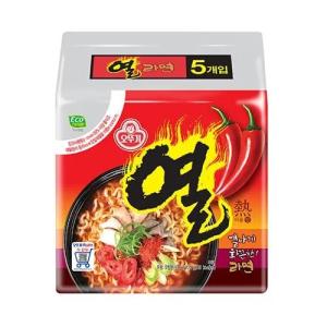 オットギ 熱ラーメン 120g マルチパック (5個入) / 韓国食品 韓国ラーメン