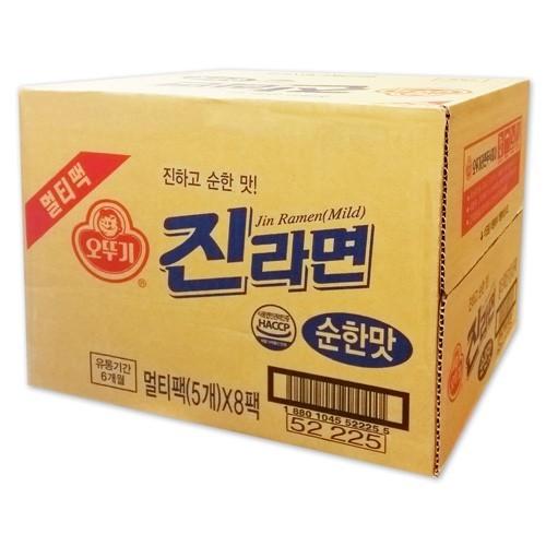 オットギ ジンラーメン 小辛 120g BOX (40個入) / 韓国食品 韓国ラーメン