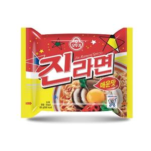 オットギ ジンラーメン 辛口 120g / 韓国食品 韓国ラーメン｜hiroba