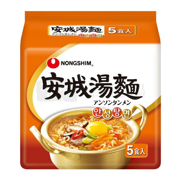 農心 安城湯麺 125g マルチパック (5個入) SALE
