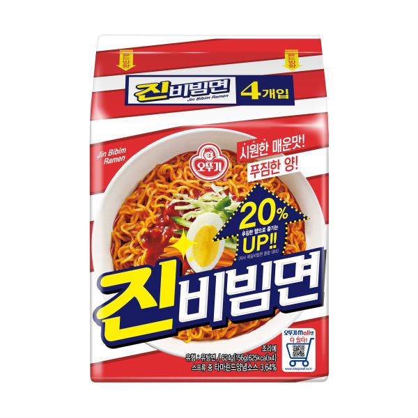 オットギ ジンビビン麺 156g マルチパック (4個入)