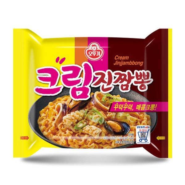 オットギ クリームジンチャンポン 130g マルチパック(4個入) / 韓国食品 韓国ラーメン