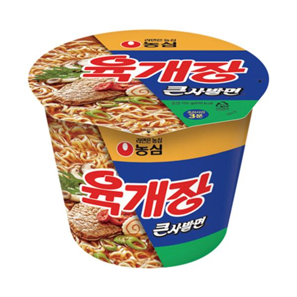 農心 (大盛カップ) ユッケジャン 110g / 韓国食品 韓国ラーメン