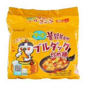 三養 チーズ プルタク炒め麺 140g マルチパック (5個入) / 韓国食品 韓国ラーメン