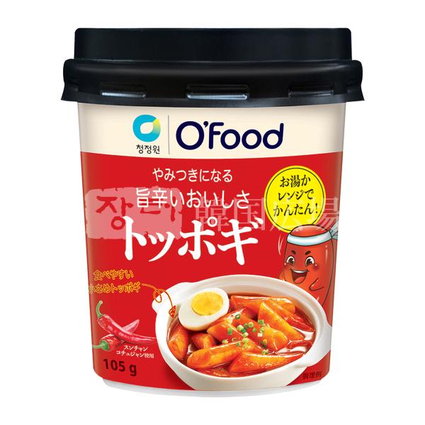 O&apos;Food トッポキ (旨辛味/カップ) 105g / 韓国食品 韓国餅