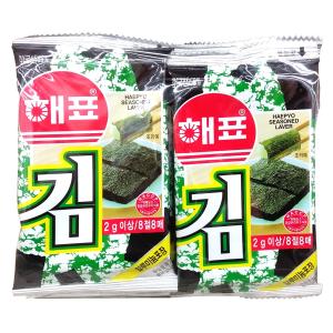 ヘピョ 味付け弁当用海苔 (8切8枚10袋入) / 韓国海苔 韓国食品