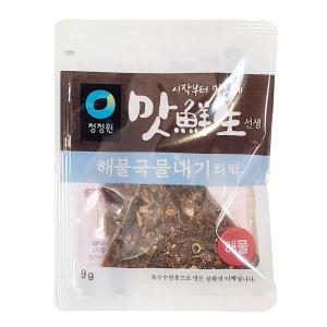 【お試し用バラ】清浄園 マッ鮮生だしパック (魚介) 9g / 韓国食品 韓国調味料 韓国料理 自家製