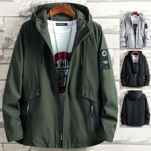 メンズ ジャケット ウインドブレーカー ブルゾン ジャンパー パーカー ジャケット 撥水 登山ウェア メンズコート 春服 春 春 冬