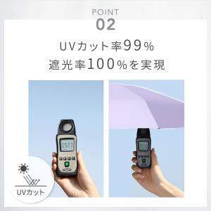 日傘 折りたたみ傘 超軽量 レディース 晴雨兼...の詳細画像2