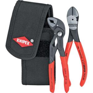 【メーカー在庫あり】 002072V02 KNIPEX社 KNIPEX  ミニコブラ ＋ ニッパーセット HD店｜hirochi2