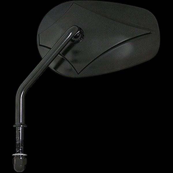 【メーカー在庫あり】 003399 ネオファクトリー ステムタイプ スカリオンミラー 黒 左 1個売...
