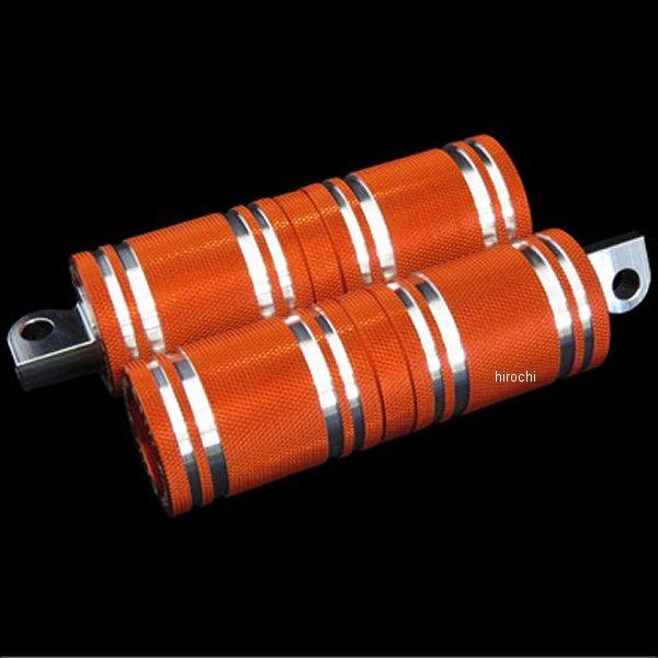 【メーカー在庫あり】 HDPG-4566OO サイクルパイレーツ ファットフットペグロング オレンジ...