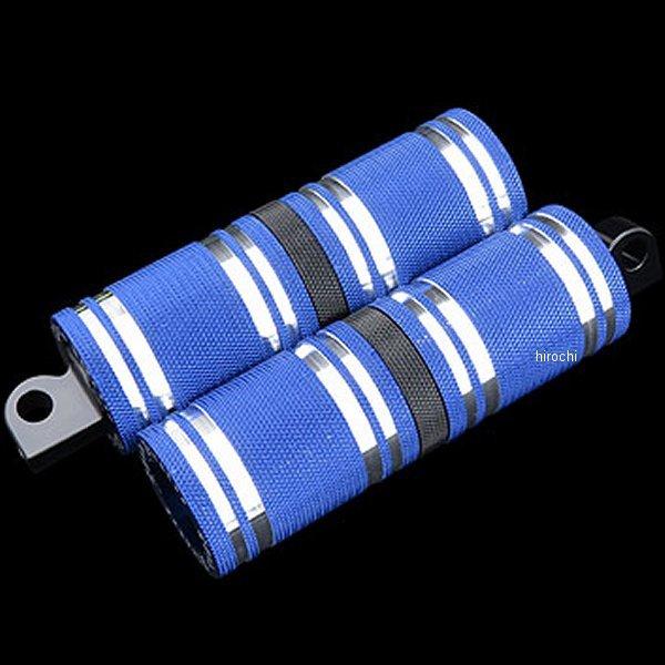 【メーカー在庫あり】 HDPG-4566BLB サイクルパイレーツ ファットフットペグロング 青 ブ...