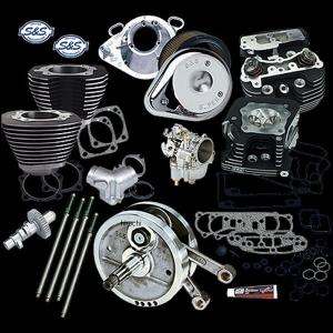 【メーカー在庫あり】 90-0123 S&Sサイクル S&S Cycle 96cui ホットセットアップキット 93年-99年 BigTwin リンクルブラック HD店