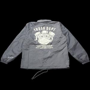 026921-NF トラッシュデポ TRASHDEPT TRASH DEPT オリジナルコーチジャケット チャコールグレー L HD店