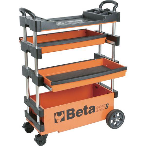 【メーカー在庫あり】 027000201 Beta社 ベータ 折りたたみ式ツールトロリー C27S ...