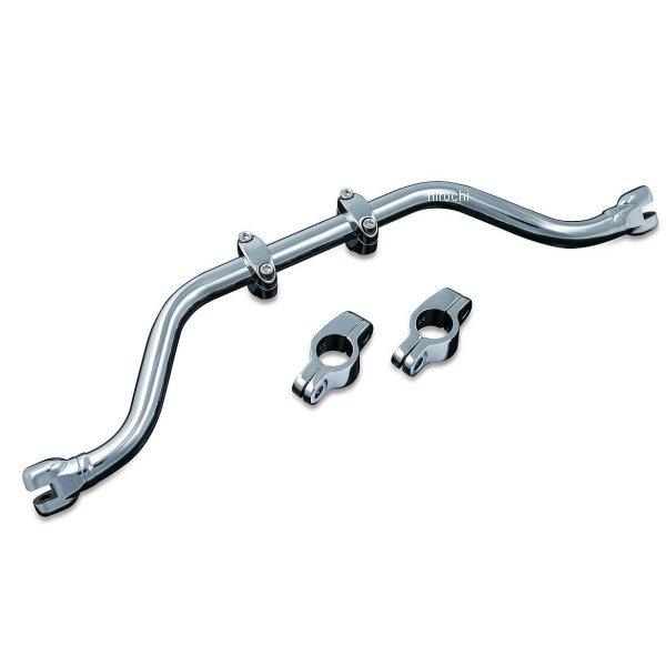 【メーカー在庫あり】 7503 クリアキン Kuryakyn アジャスタブル マスタッシュバー 91...