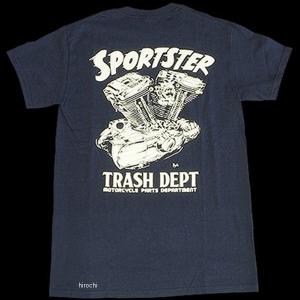 【メーカー在庫あり】 027822-NF トラッシュデポ TRASHDEPT TRASH DEPT オリジナルTシャツ スポーツスター 黒 XXLサイズ HD店｜hirochi2